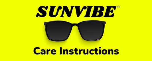 SUNVIBE Sunglasses Australia Care Instructions