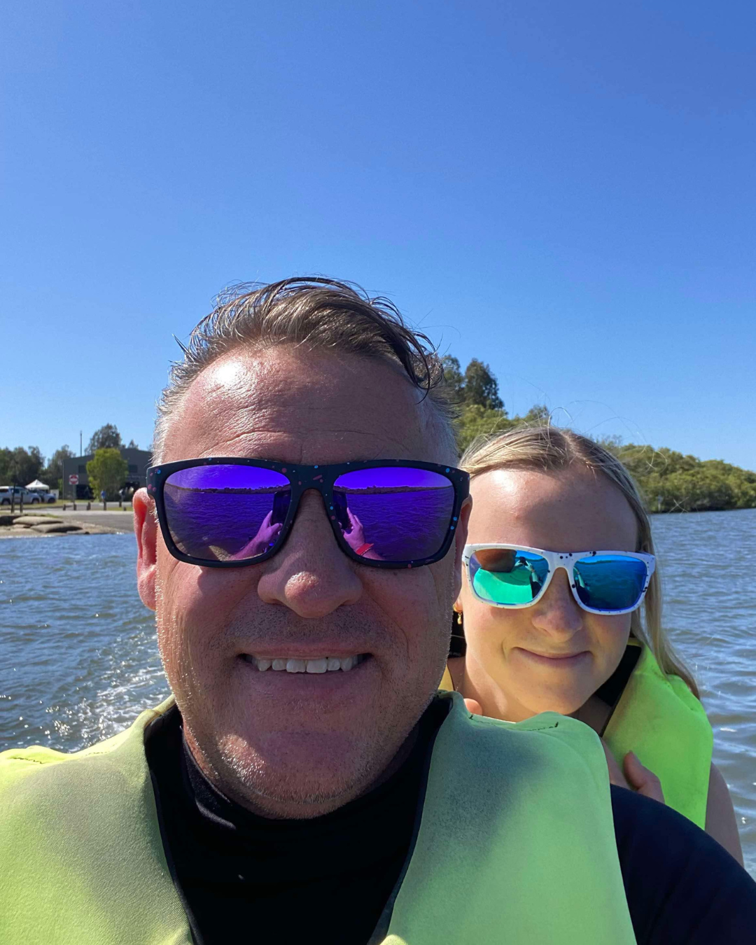 SUNVIBE Adventure Sunglasses Customer Pics #1 Mark N & Daughter