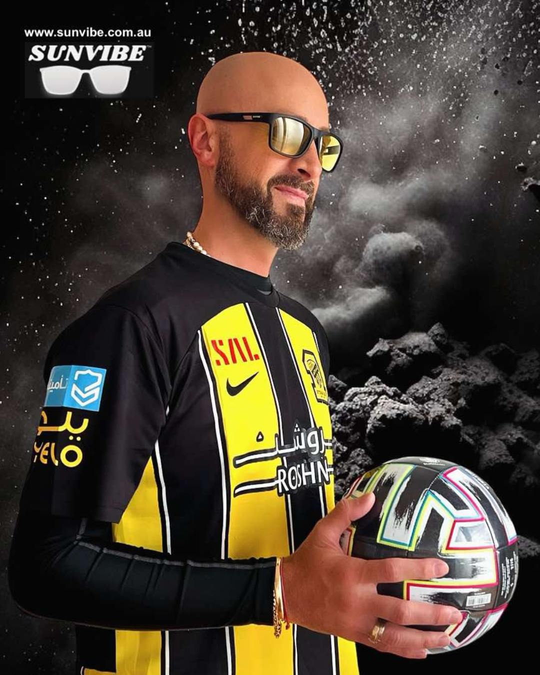 SUNVIBE Adventure Sunglasses Customer Pics #1 Tarik - Soccer Global