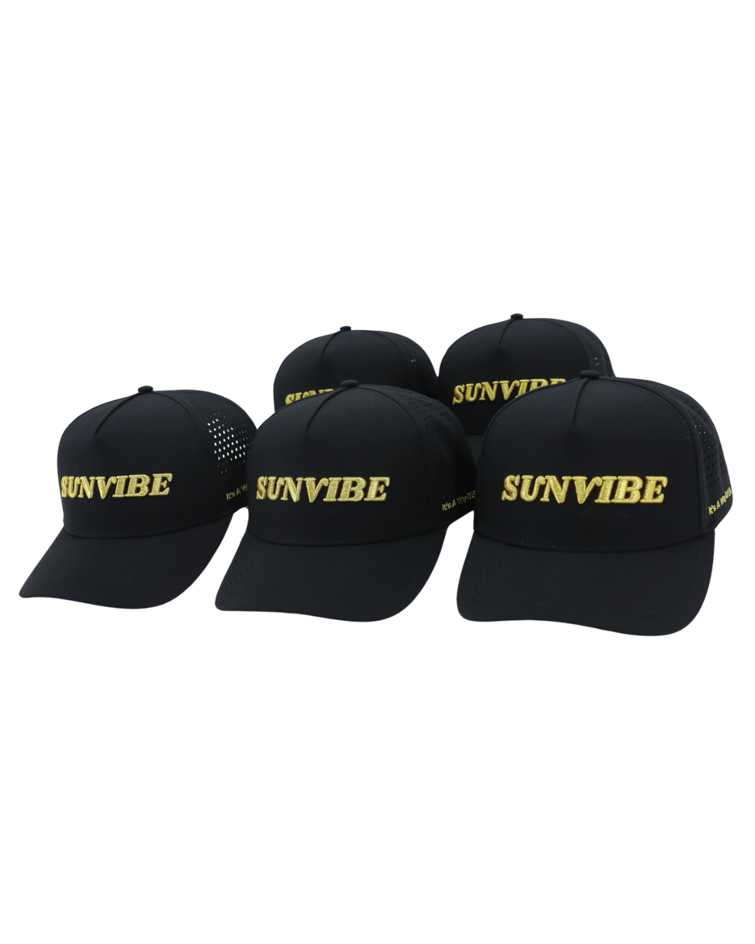 Sunvibe Black "It's A Way Of Life" Snap Back Cap Pic1