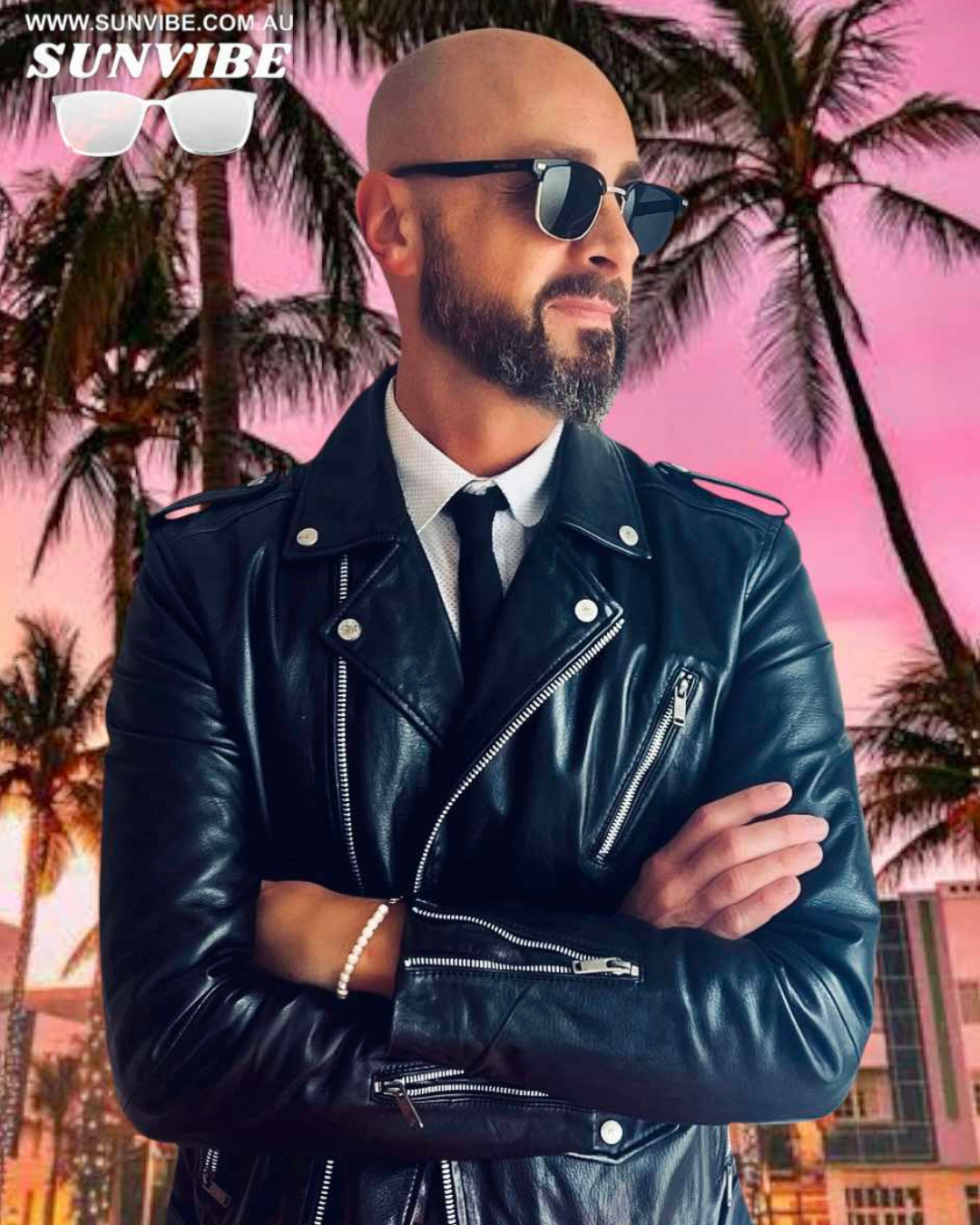 SUNVIBE Miami Sunglasses Customer Pics #1 Tarik - Miami USA