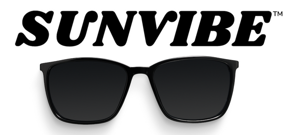Sunvibe™ sunglasses logo – premium polarised eyewear brand in Surfers Paradise Australia known for lifestyle, travel and coastal fashion style