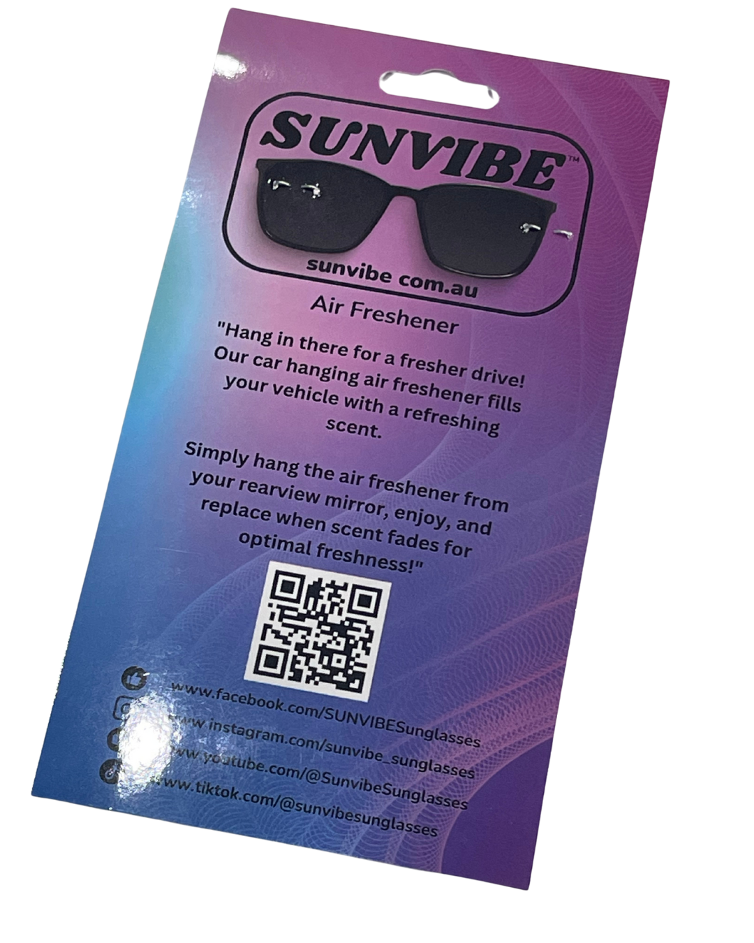 Sunvibe Car Air Freshener - Black Diamond Pic2