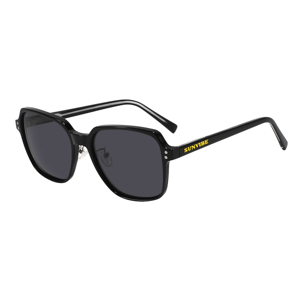 Sunvibe MILAN Sunglasses Gloss Black Pic2