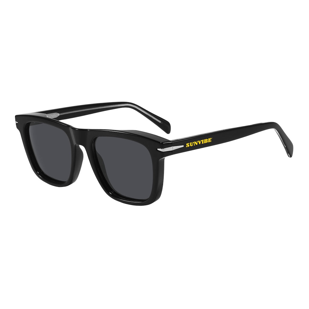 Sunvibe MONACO Sunglasses Gloss Black Pic2