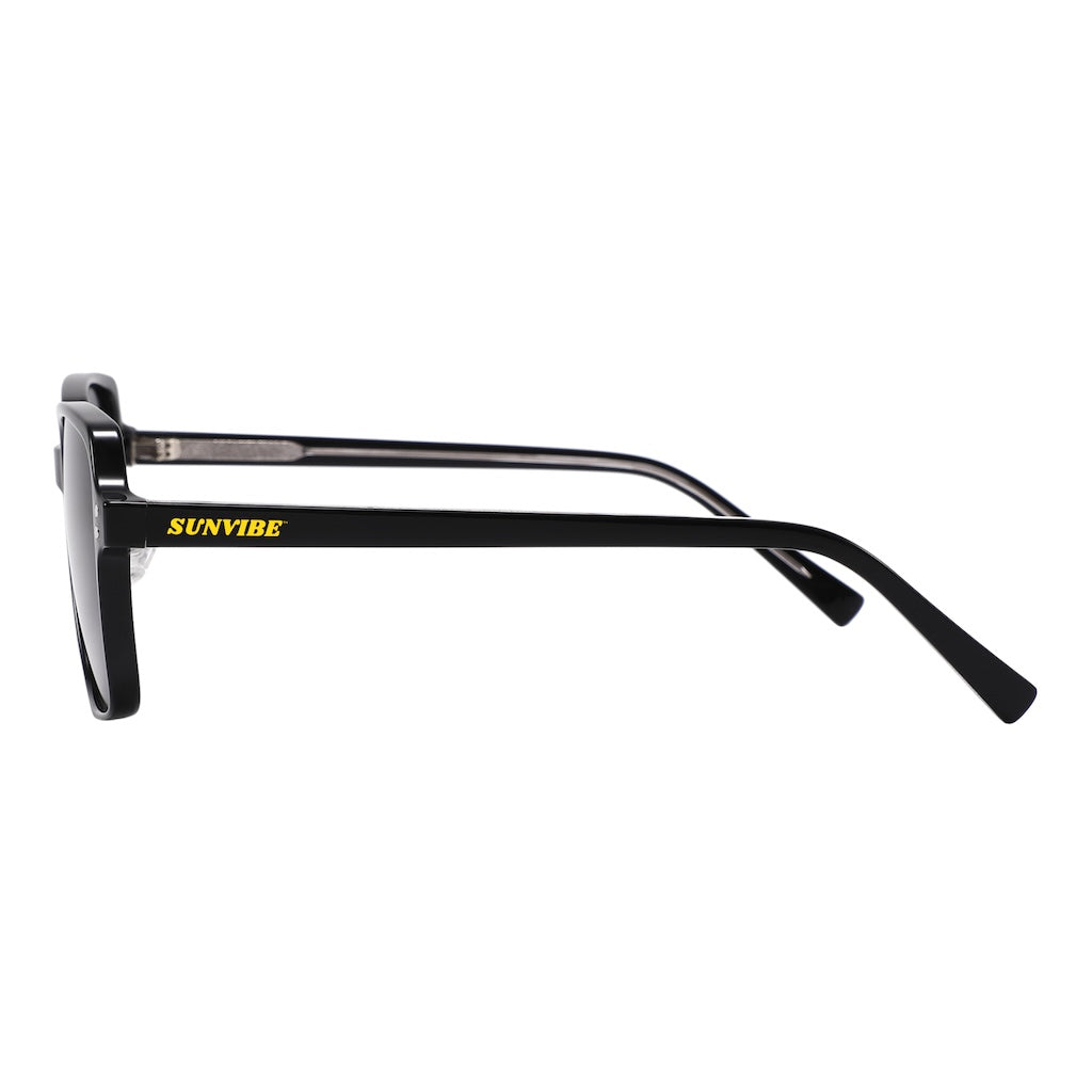 Sunvibe MILAN Sunglasses Gloss Black Pic3